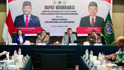 Menteri Nusron Tekankan Pentingnya Dukungan Pemda dalam Pembuatan Sertipikat Tanah di Malut