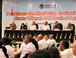 Menteri Nusron Lakukan Pembinaan di Kanwil BPN Provinsi Papua