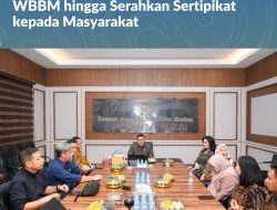 Wamen Ossy Monitoring Kesiapan WBBM hingga Serahkan Sertipikat kepada Masyarakat Sumut