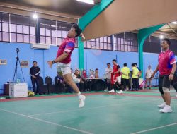Kementerian ATR/BPN Melaju ke Semifinal Kejuaraan Bulutangkis HUT Korpri ke-54