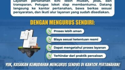 Datang Sendiri ke Kantah Minahasa Anda Terhindar Calo
