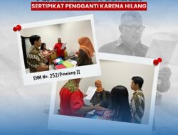 Kantah Minahasa Lakukan Pengambilan Sumpah Permohonan Sertipikat Pengganti