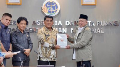 Menteri Nusron Minta Gubernur Sulut Jadikan RTRW Provinsi Acuan Penyusunan RTRW Kabupaten/Kota