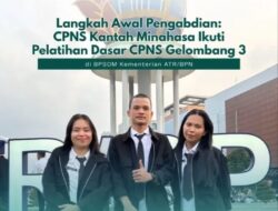 Tiga CPNS Kantah Minahasa Ikuti Tahapan Klasikal Latsar 2025