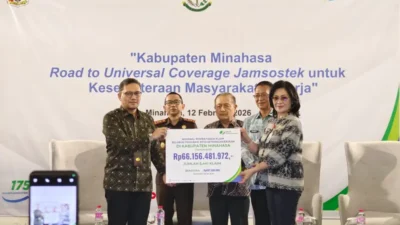 Pemkab Minahasa Berikan Perlindungan Jamsostek bagi 15.431 Pekerja Rentan