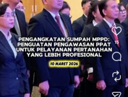 Kepala Kantah Minahasa Ikuti Pengangkatan Sumpah MPPD PPAT Daerah