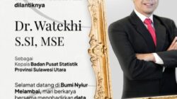 Kepala BPS Sulut Berganti, Watekhi “Tukaran” dengan Agus Sudibyo