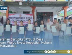 Masyarakat Desa Noongan Terima Sertipikat PTSL