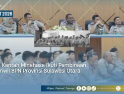 PPPK Kantah Minahasa Hadiri Pembinaan PPPK di Kanwil BPN Sulut