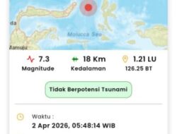 Gempa Bumi Sulut Hari Ini Termasuk Kategori Megathrust