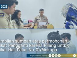 Pengambilan Sumpah Permohonan Sertipikat Pengganti Digelar di Kantor Pertanahan Minahasa